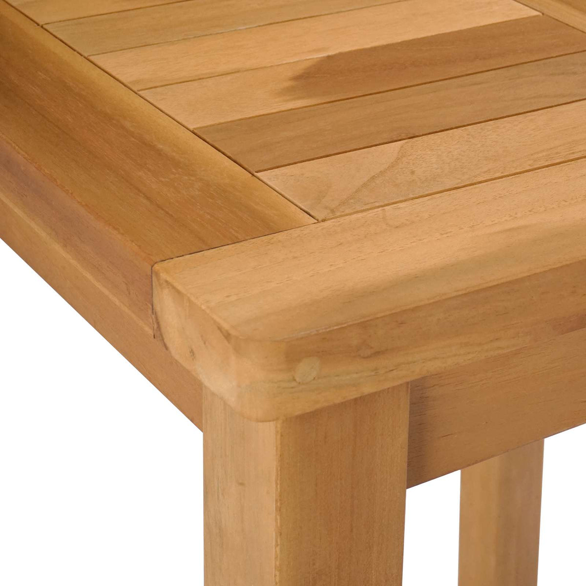 Outdoor Bar Set 3 pcs Untreated Solid Teak Wood