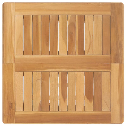Outdoor Bar Set 3 pcs Untreated Solid Teak Wood