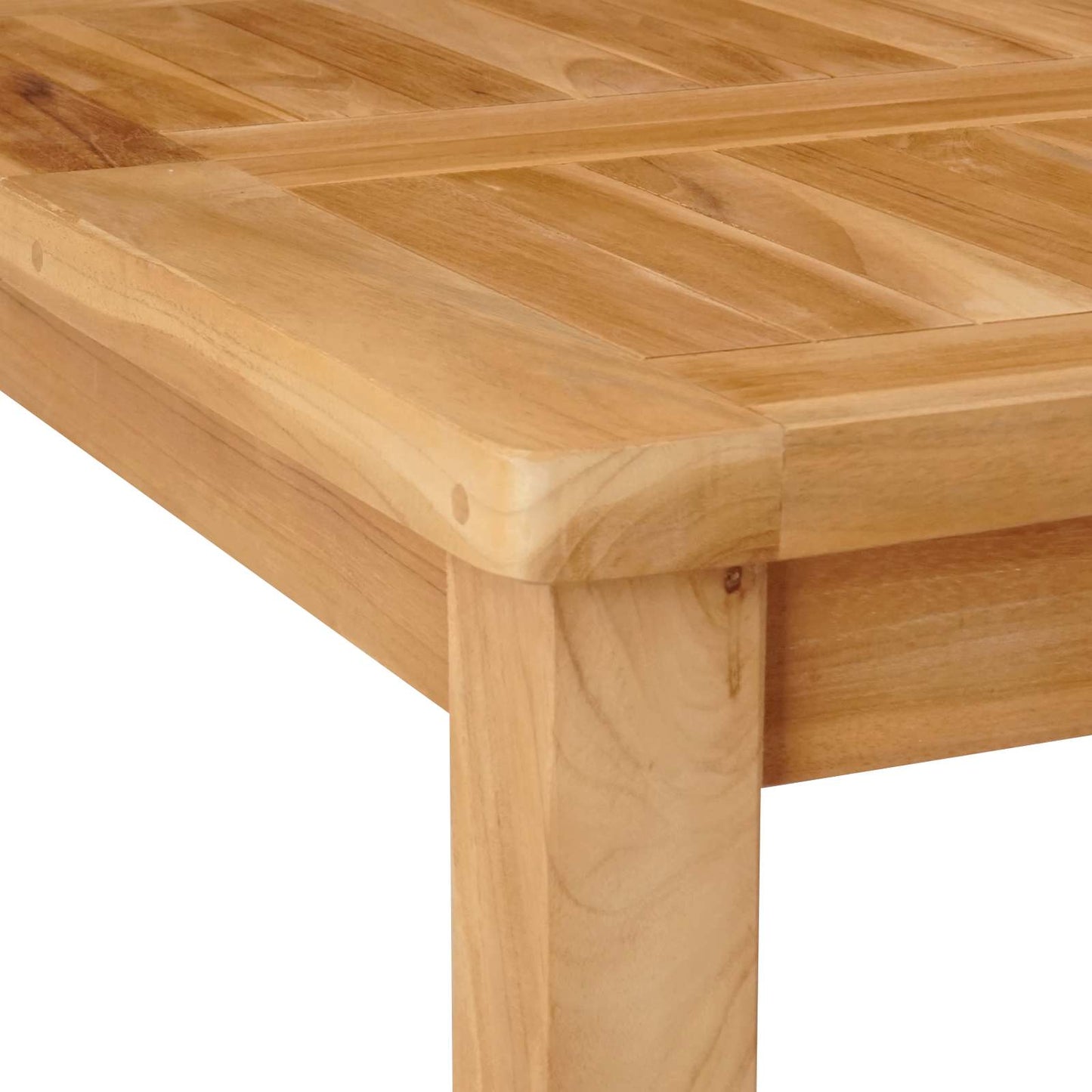 Outdoor Bar Set 5 pcs Untreated Solid Teak Wood