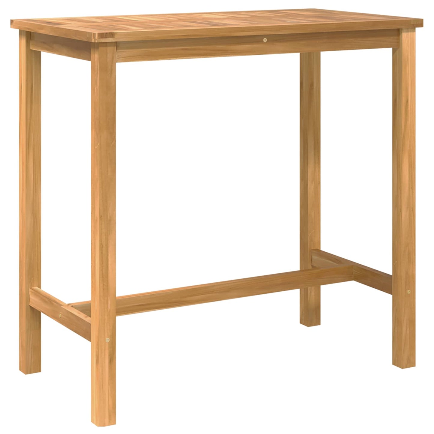 Outdoor Bar Set 5 pcs Untreated Solid Teak Wood