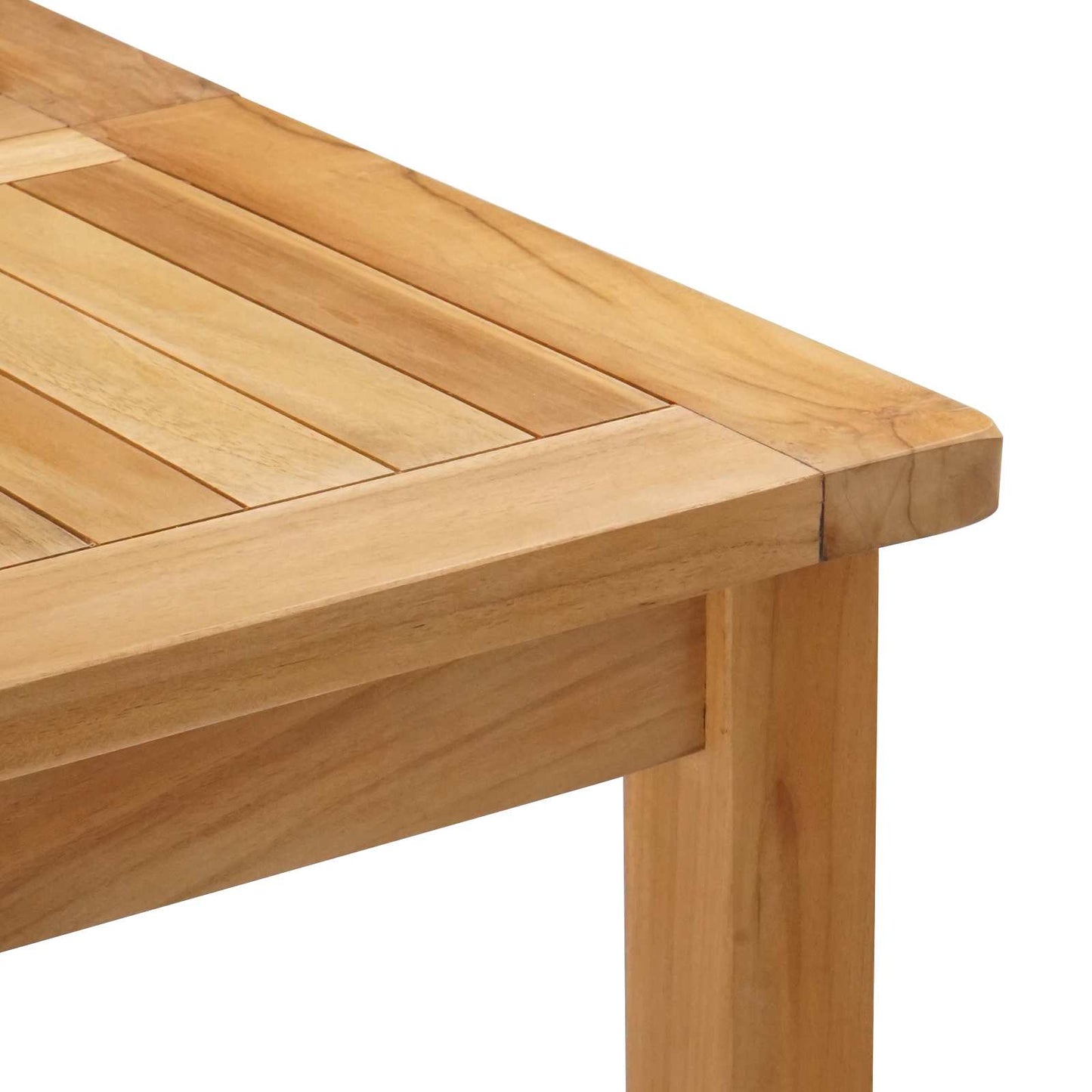 Outdoor Bar Set 7 pcs Natural Solid Teak Wood