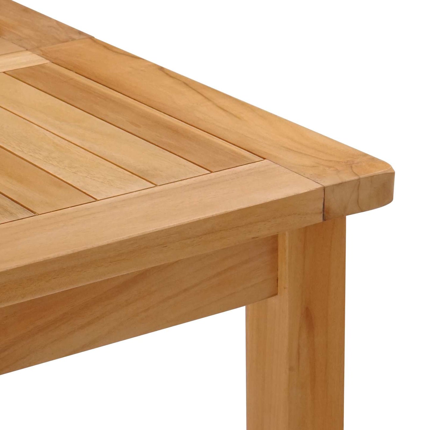 Outdoor Bar Set 5 pcs Natural Solid Teak Wood