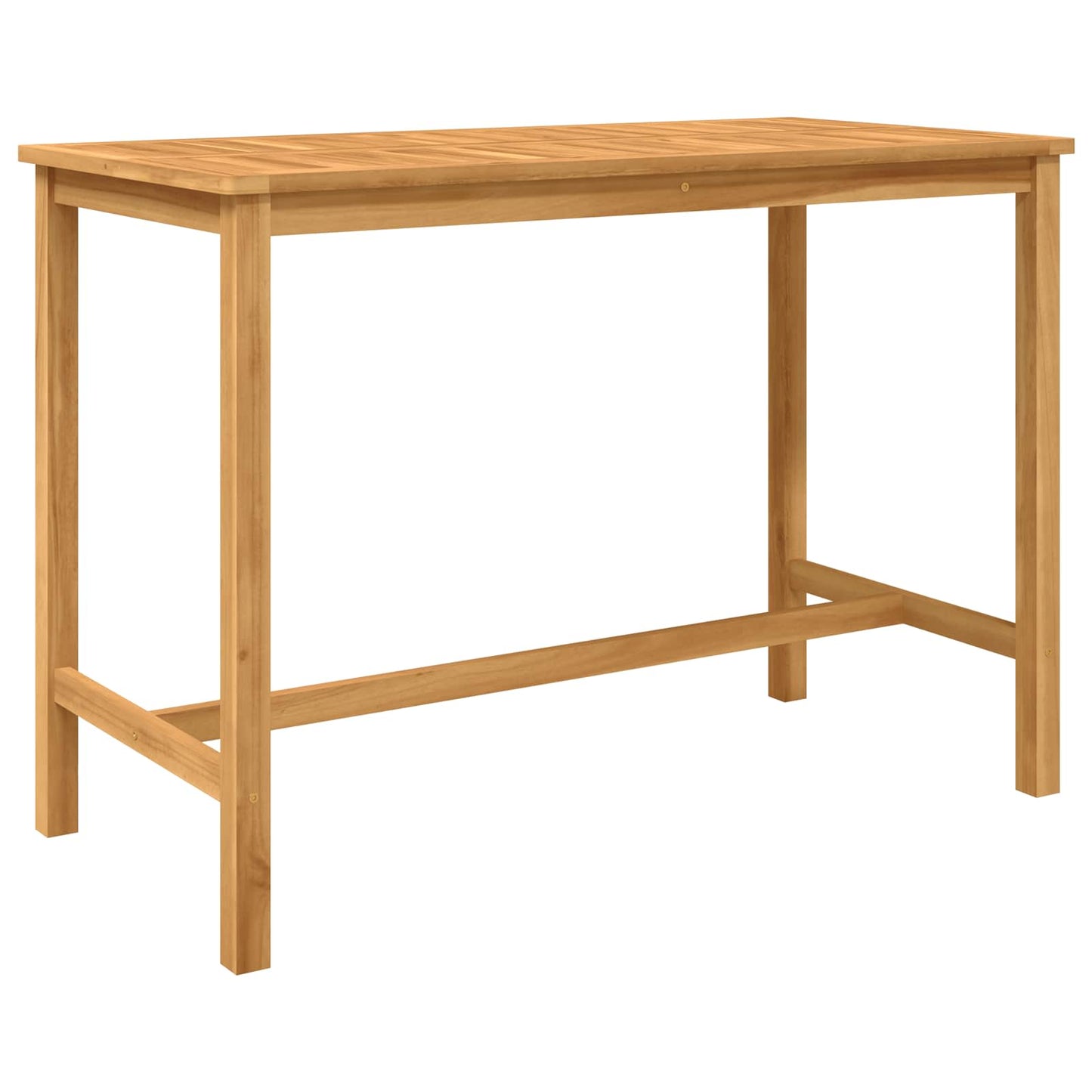 Outdoor Bar Set 5 pcs Natural Solid Teak Wood