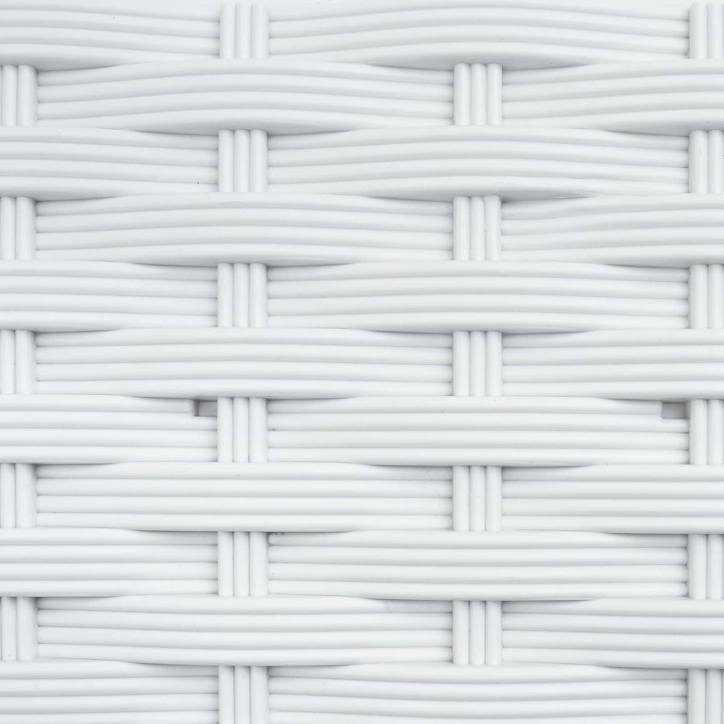 Garden Planter with Trellis&Wheels 3 pcs White PP