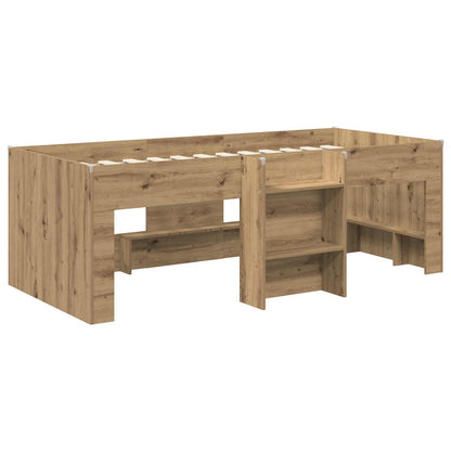 Kids'High Bed Frame 2 pcs Artisian Oak 203 x 101.1 x 68.5 cm