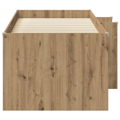 Kids'High Bed Frame 2 pcs Artisian Oak 203 x 101.1 x 68.5 cm