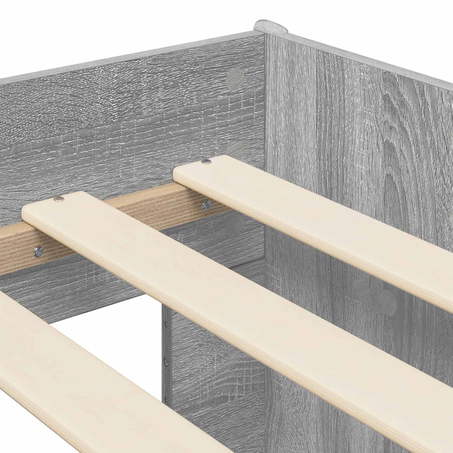 Kids'Bed Frame with Storage Grey Sonoma 98.5 x 200 cm