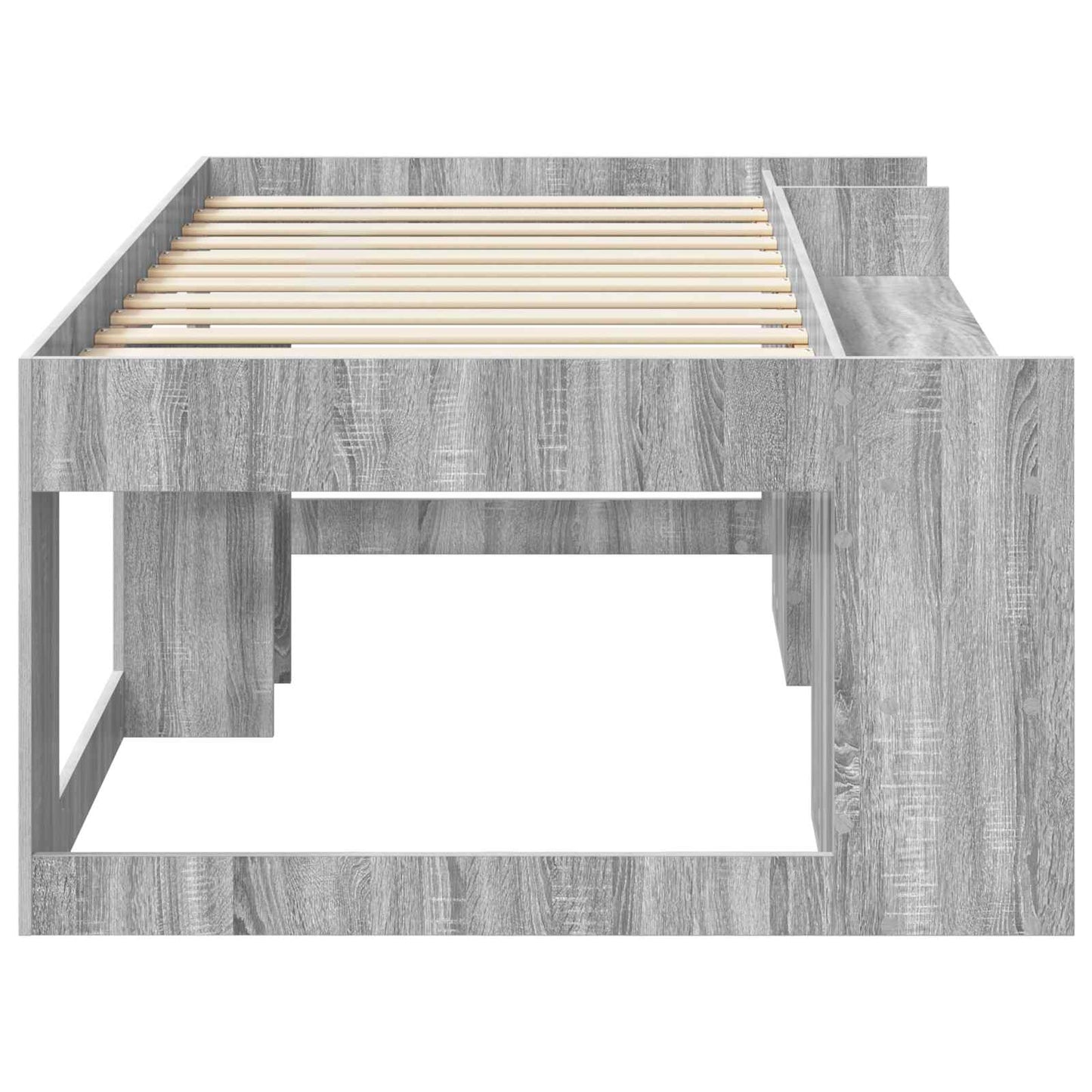 Kids'Bed Frame with Storage Grey Sonoma 98.5 x 200 cm