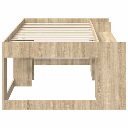 Kids'Bed Frame with Storage Sonoma Oak 90 x 190 cm