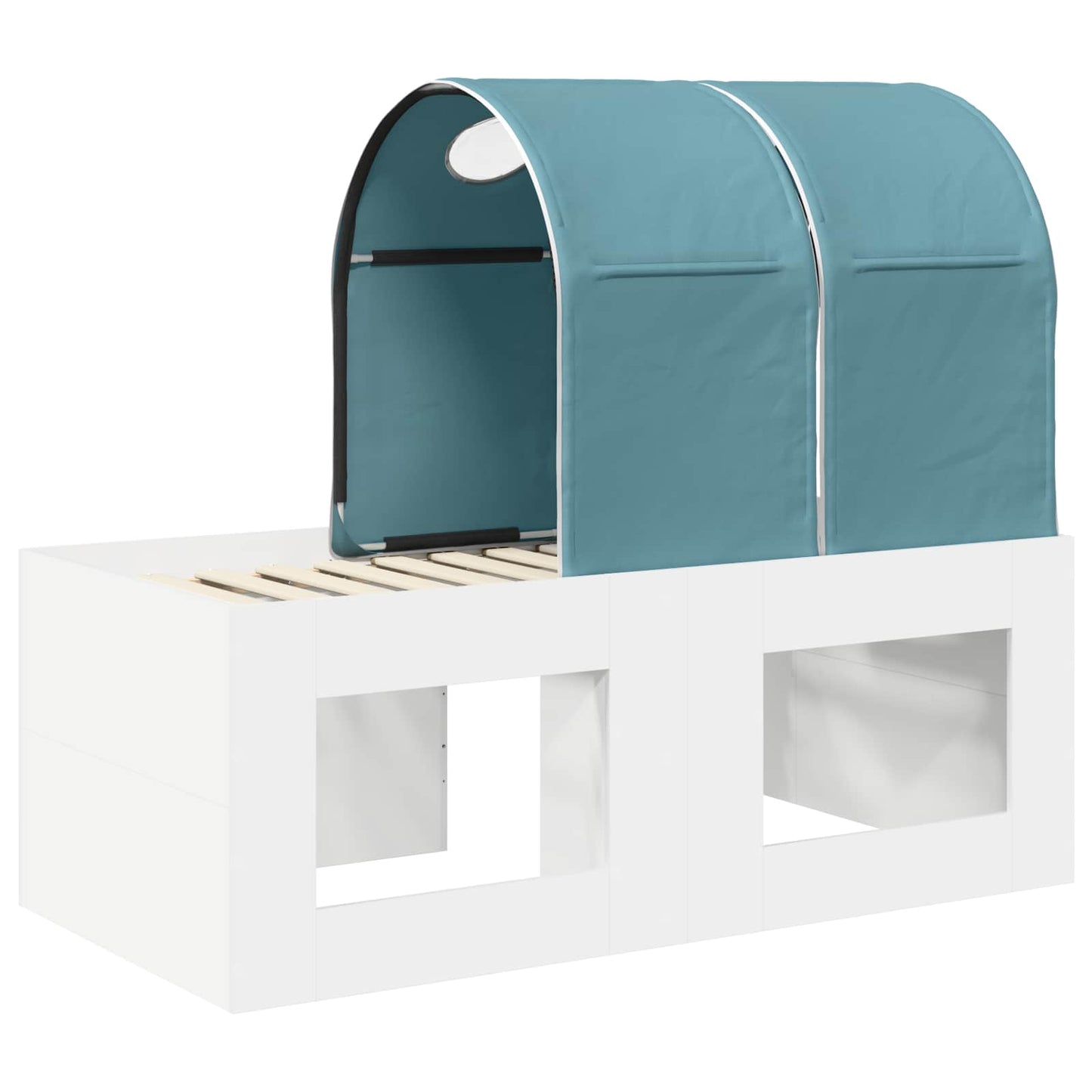 Bed with Tunnel 4 pcs Artisian Oak and Light Blue