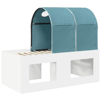Bed with Tunnel 4 pcs Artisian Oak and Light Blue