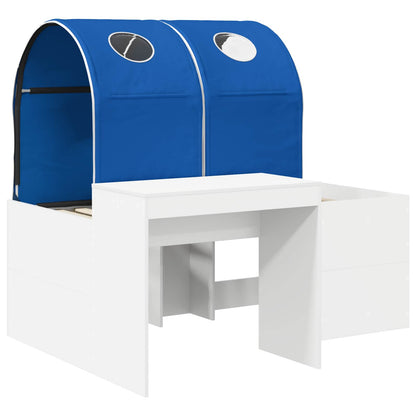 Bed with Tunnel 4 pcs Artisian Oak and Blue Engineered Wood