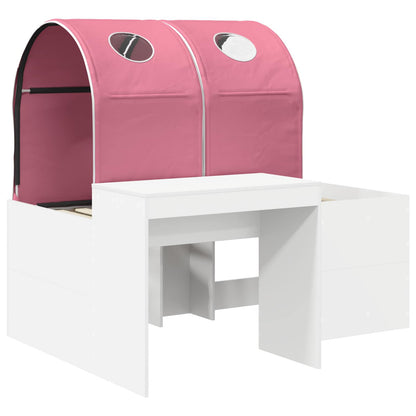 Bed with Tunnel 4 pcs Artisian Oak and Pink Engineered Wood