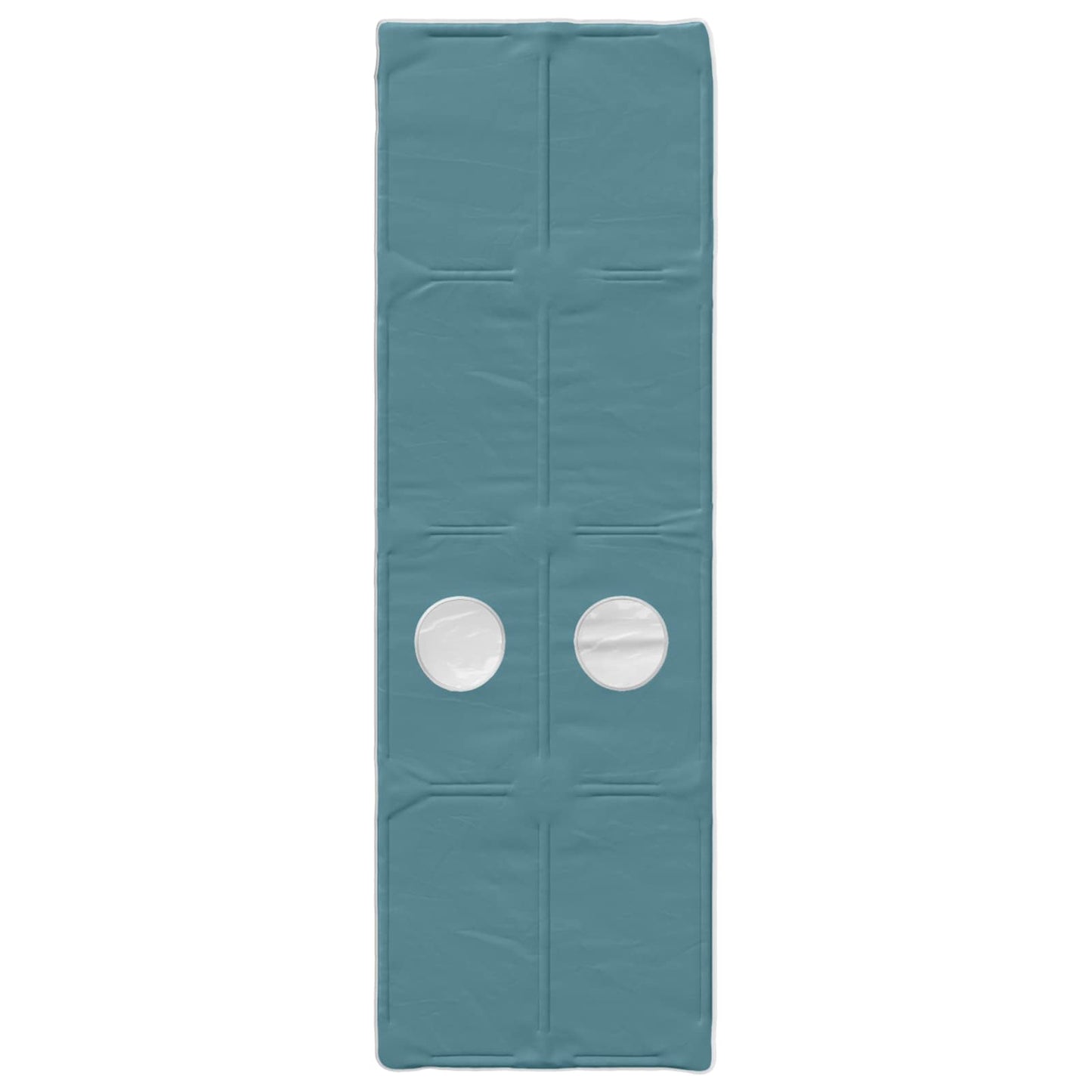 Bed with Tunnel 4 pcs White and Light Blue Engineered Wood