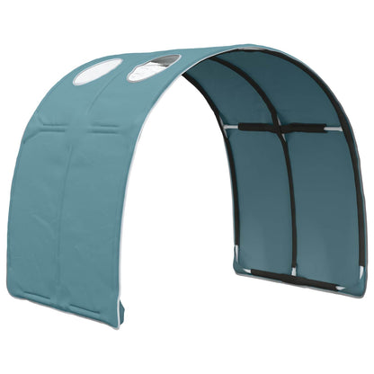 Bed with Tunnel 3 pcs Artisian Oak and Light Blue