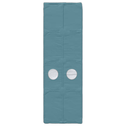 Kids'High Bed Frame with Desk 3 pcs Sonoma Oak and Light Blue