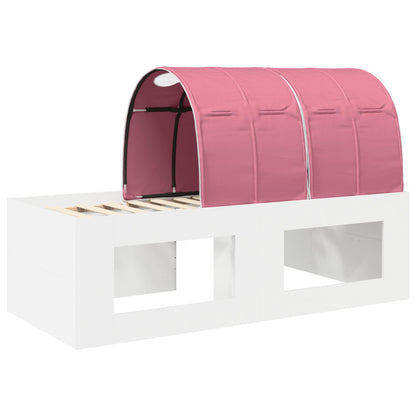 Bed with Tunnel 4 pcs Artisian Oak and Pink Engineered Wood