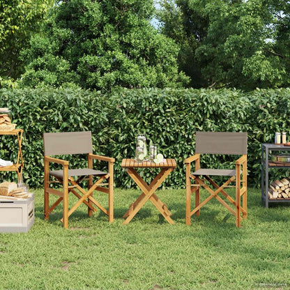 Director Chair 100% Polyester Solid-Teak