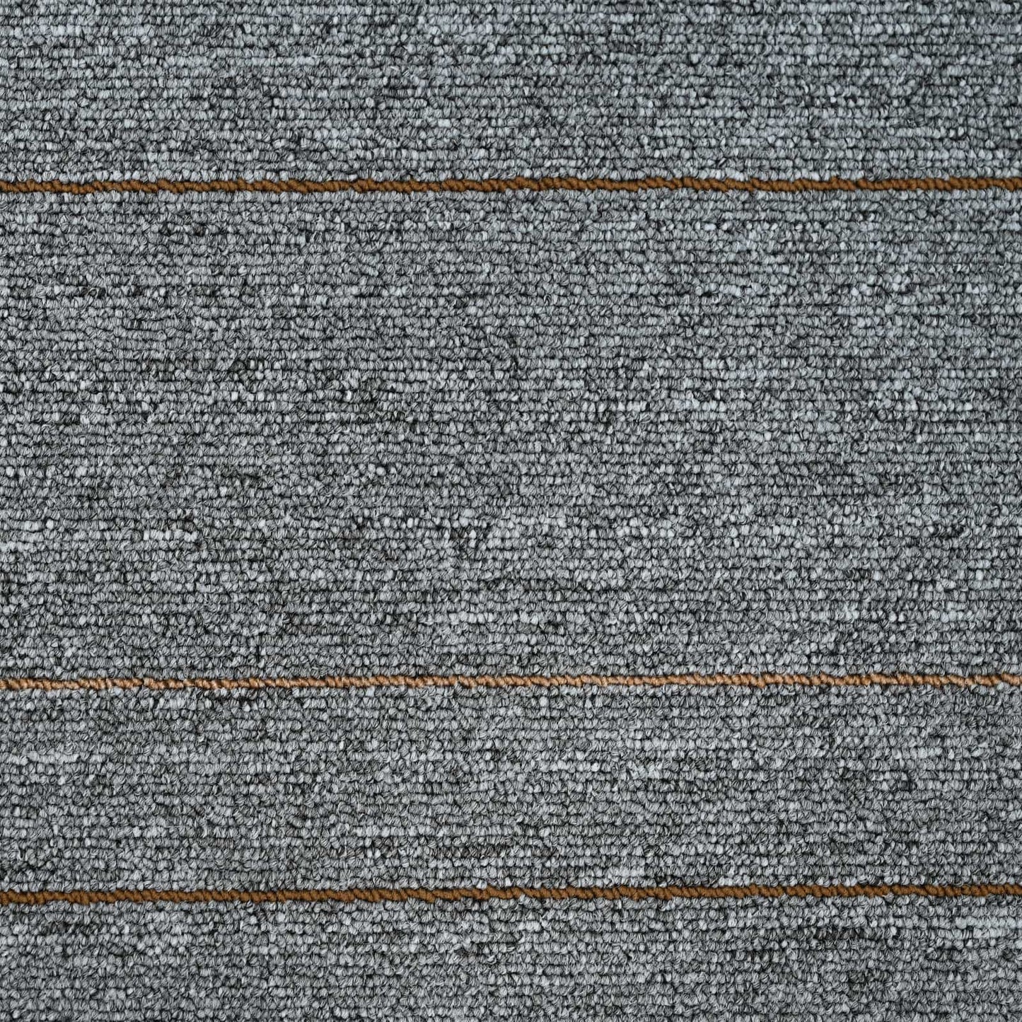 Carpet Tile Light Grey with Stripes 50 x 50 cm 36 pcs