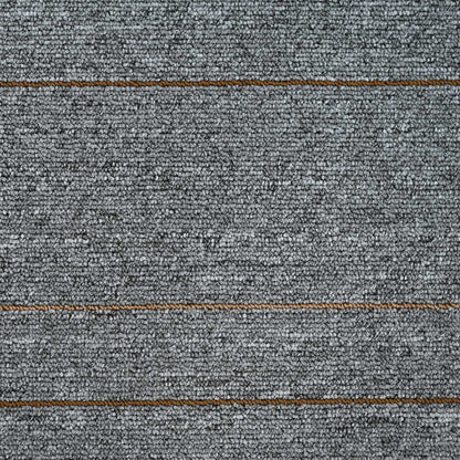 Carpet Tile Light Grey with Stripes 50 x 50 cm 36 pcs