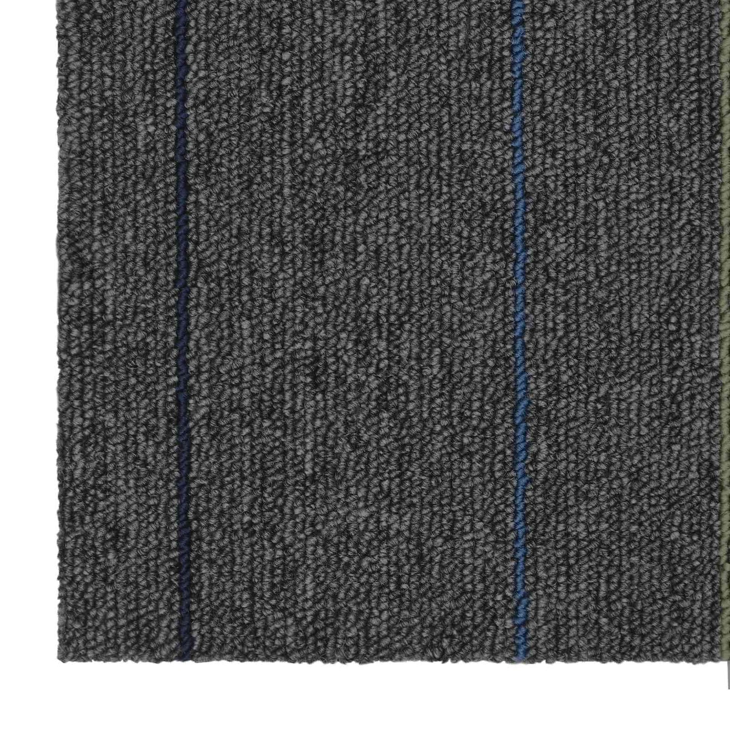 Carpet Tile Medium Grey with Stripes 50 x 50 cm 36 pcs