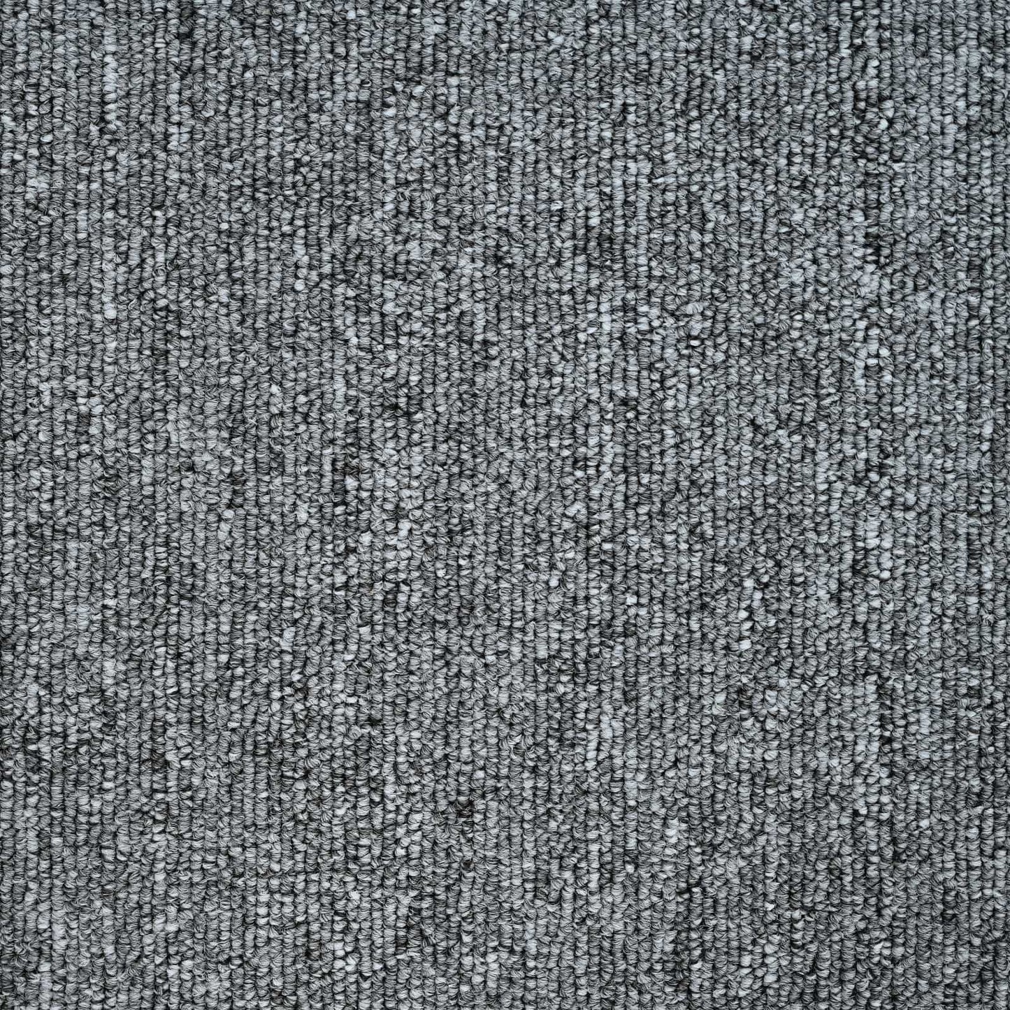 Carpet Tile Light Grey 50 x 50 cm 4 pcs PP and Bitumen