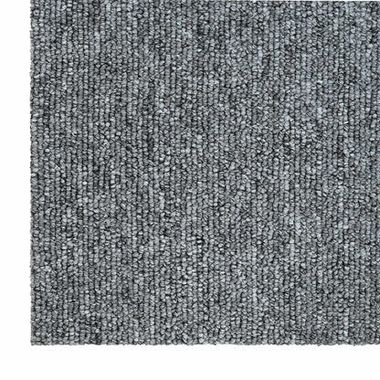 Carpet Tile Light Grey 50 x 50 cm 36 pcs PP and Bitumen