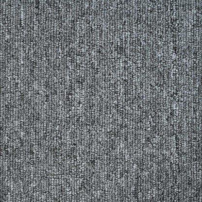 Carpet Tile Light Grey 50 x 50 cm 36 pcs PP and Bitumen