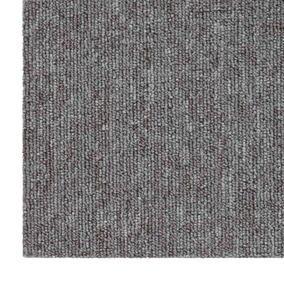 Carpet Tile Brown 50 x 50 cm 4 pcs PP and Bitumen