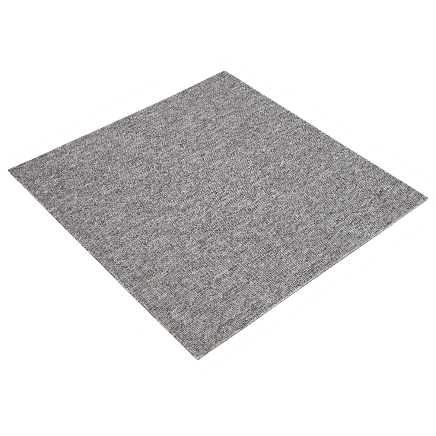 Carpet Tile Brown 50 x 50 cm 20 pcs PP and Bitumen