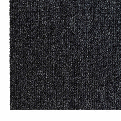 Carpet Tile Dark Grey 50 x 50 cm 4 pcs PP and Bitumen