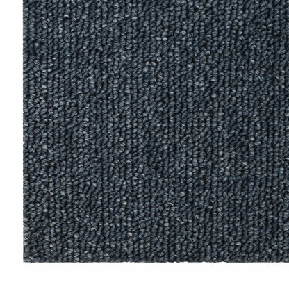 Carpet Tile Blue Grey 50 x 50 cm 36 pcs PP and Bitumen