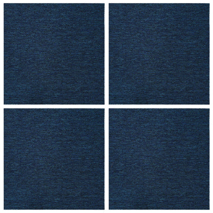 Carpet Tile Blue 50 x 50 cm 4 pcs PP and Bitumen