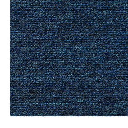 Carpet Tile Blue 50 x 50 cm 20 pcs PP and Bitumen