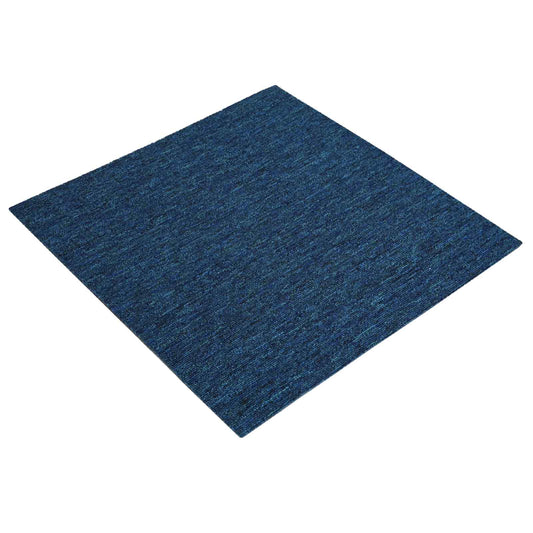 Carpet Tile Blue 50 x 50 cm 20 pcs PP and Bitumen
