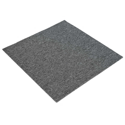 Carpet Tile Medium Grey 50 x 50 cm 36 pcs PP and Bitumen
