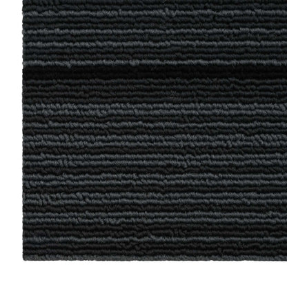 Carpet Tile Striped Light Grey 50 x 50 cm 20 pcs PP and Bitumen