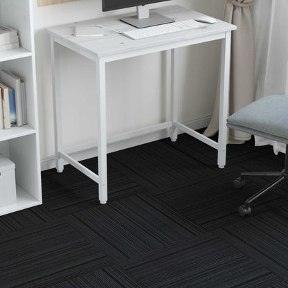 Carpet Tile Striped Light Grey 50 x 50 cm 20 pcs PP and Bitumen