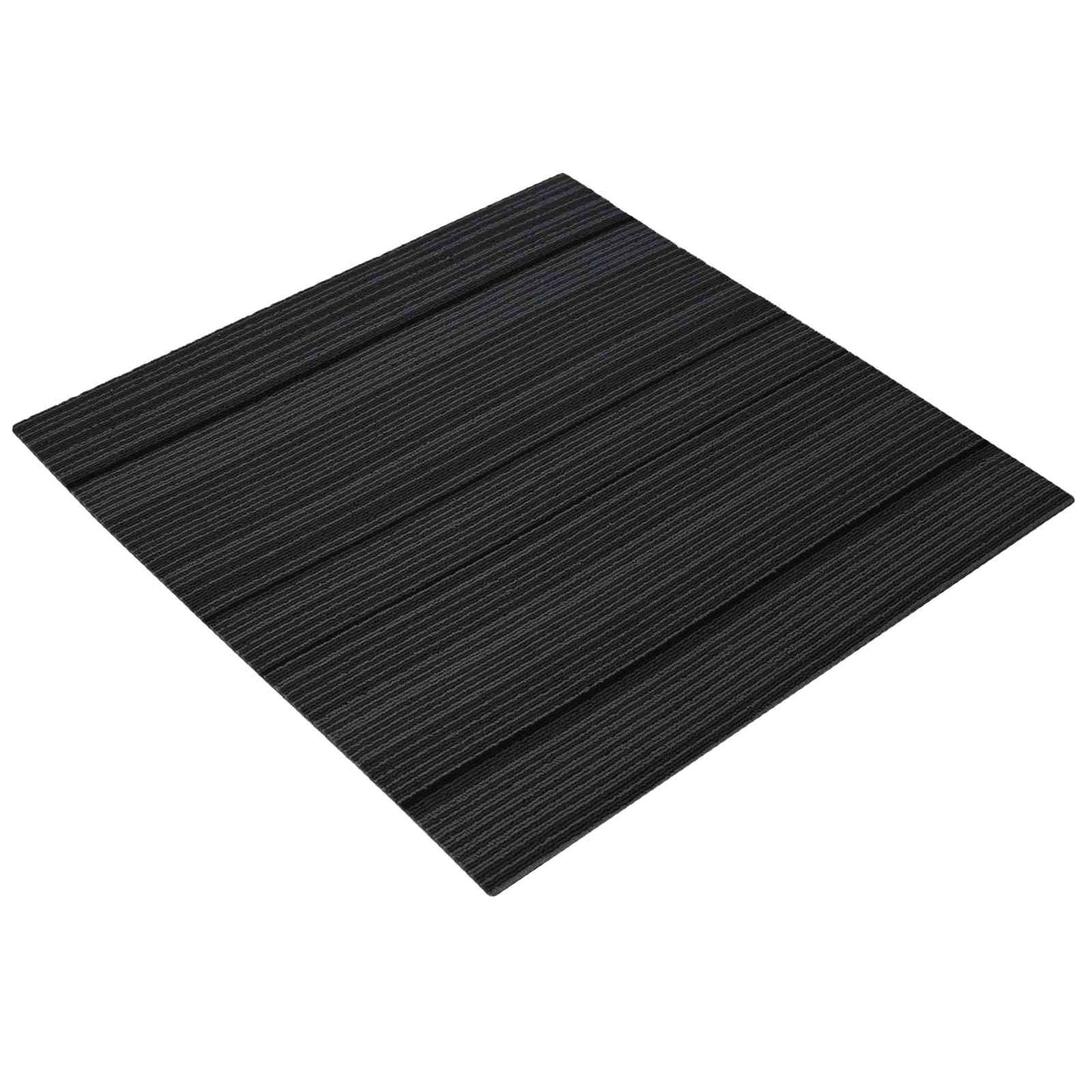 Carpet Tile Striped Light Grey 50 x 50 cm 20 pcs PP and Bitumen