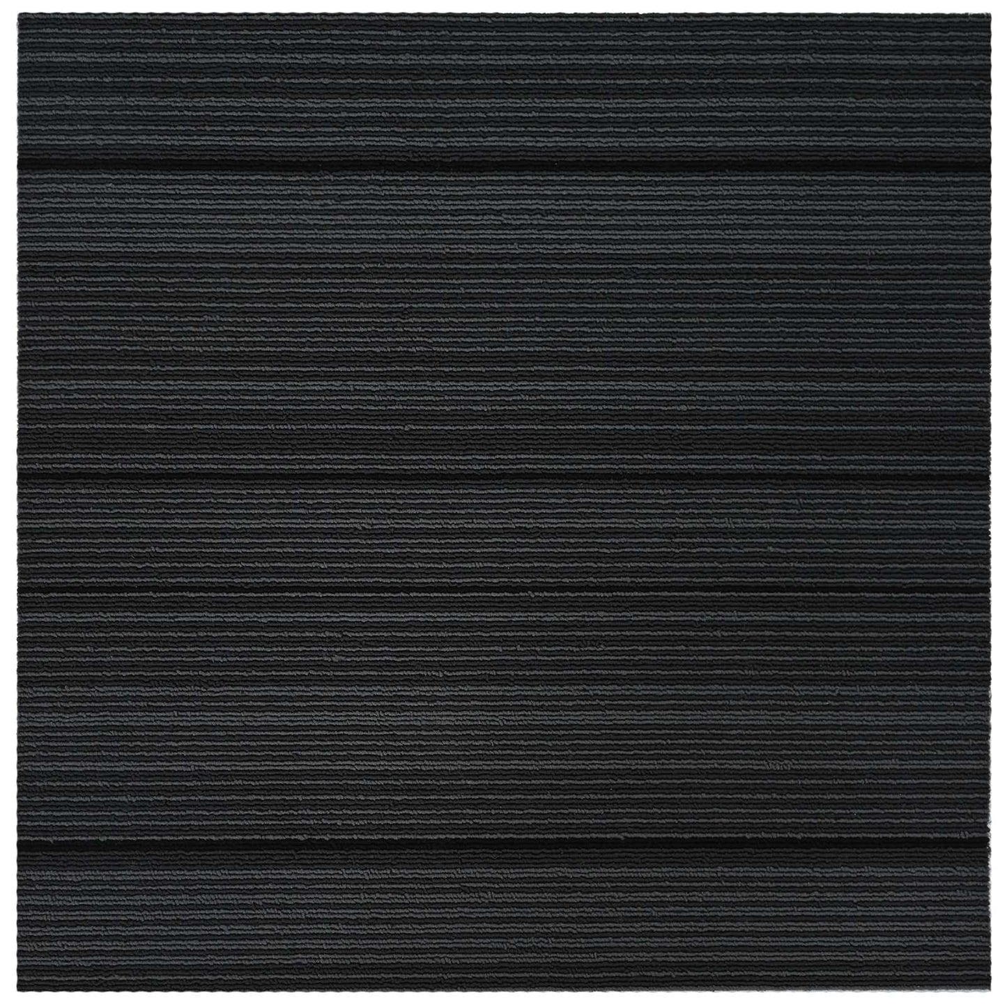 Carpet Tile Striped Light Grey 50 x 50 cm 36 pcs PP and Bitumen