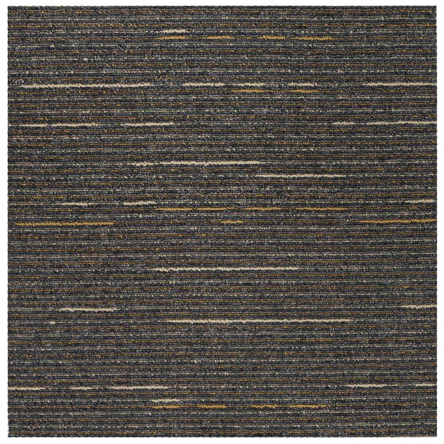 Carpet Tile Striped Light Brown 50 x 50 cm 4 pcs PP and Bitumen