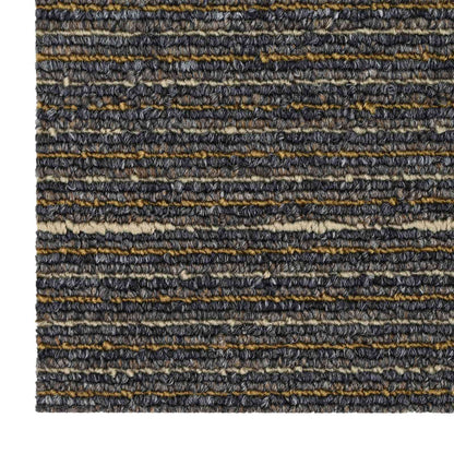 Carpet Tile Striped Light Brown 50 x 50 cm 36 pcs