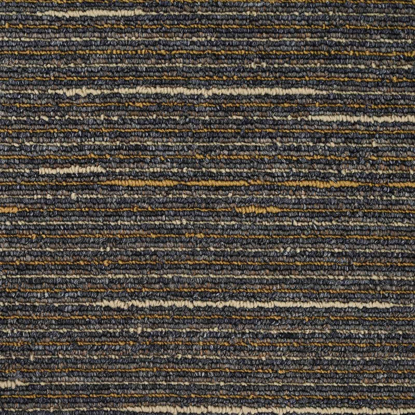 Carpet Tile Striped Light Brown 50 x 50 cm 36 pcs