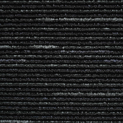Carpet Tile Striped Black 50 x 50 cm 20 pcs PP and Bitumen