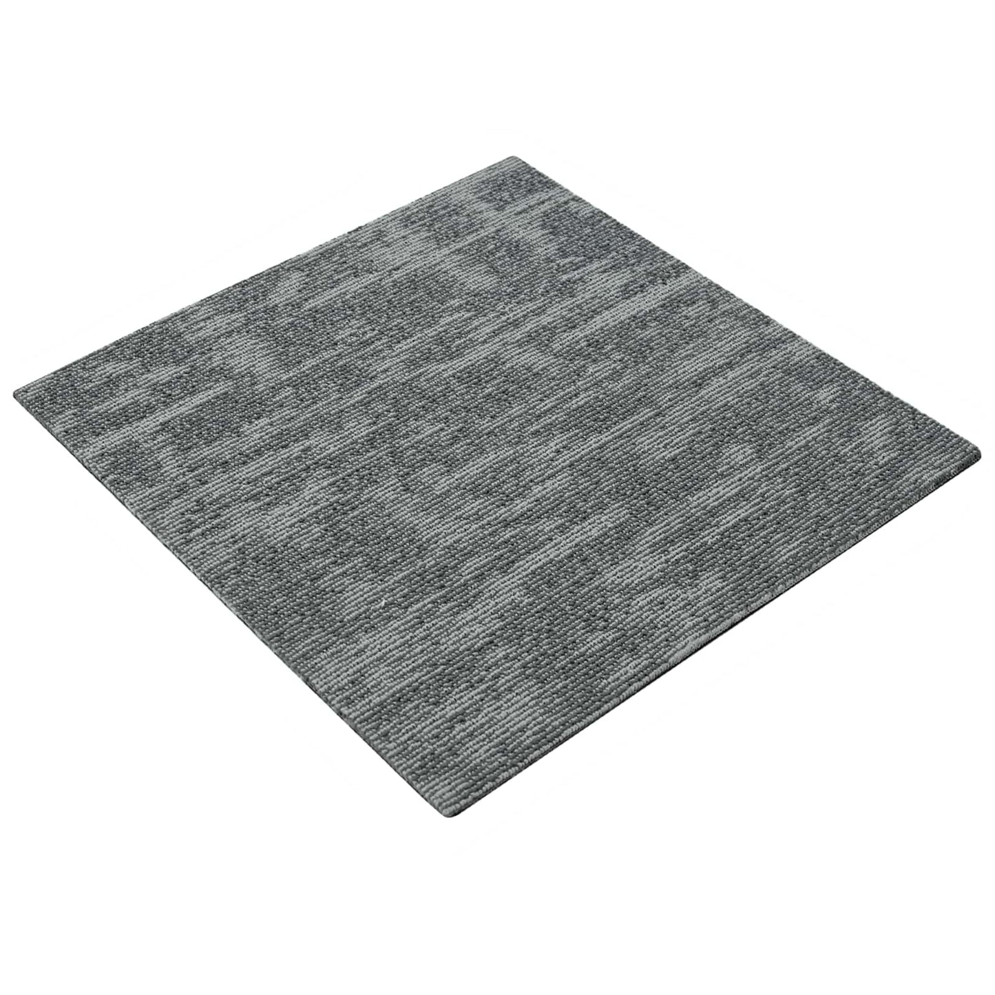 Carpet Tile Rock Grey 50 x 50 cm 4 pcs PP and Bitumen
