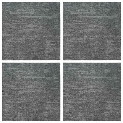 Carpet Tile Rock Grey 50 x 50 cm 4 pcs PP and Bitumen