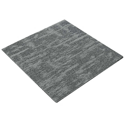 Carpet Tile Rock Grey 50 x 50 cm 36 pcs PP and Bitumen