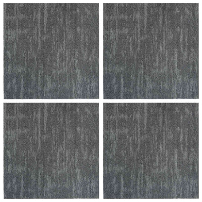 Carpet Tile Concrete Grey 50 x 50 cm 4 pcs PP and Bitumen