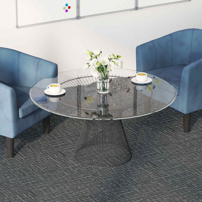 Carpet Tile Concrete Grey 50 x 50 cm 36 pcs PP and Bitumen