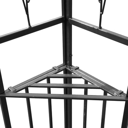 Gazebo 3 x 3 x 2.68 m Green Polyester and Steel